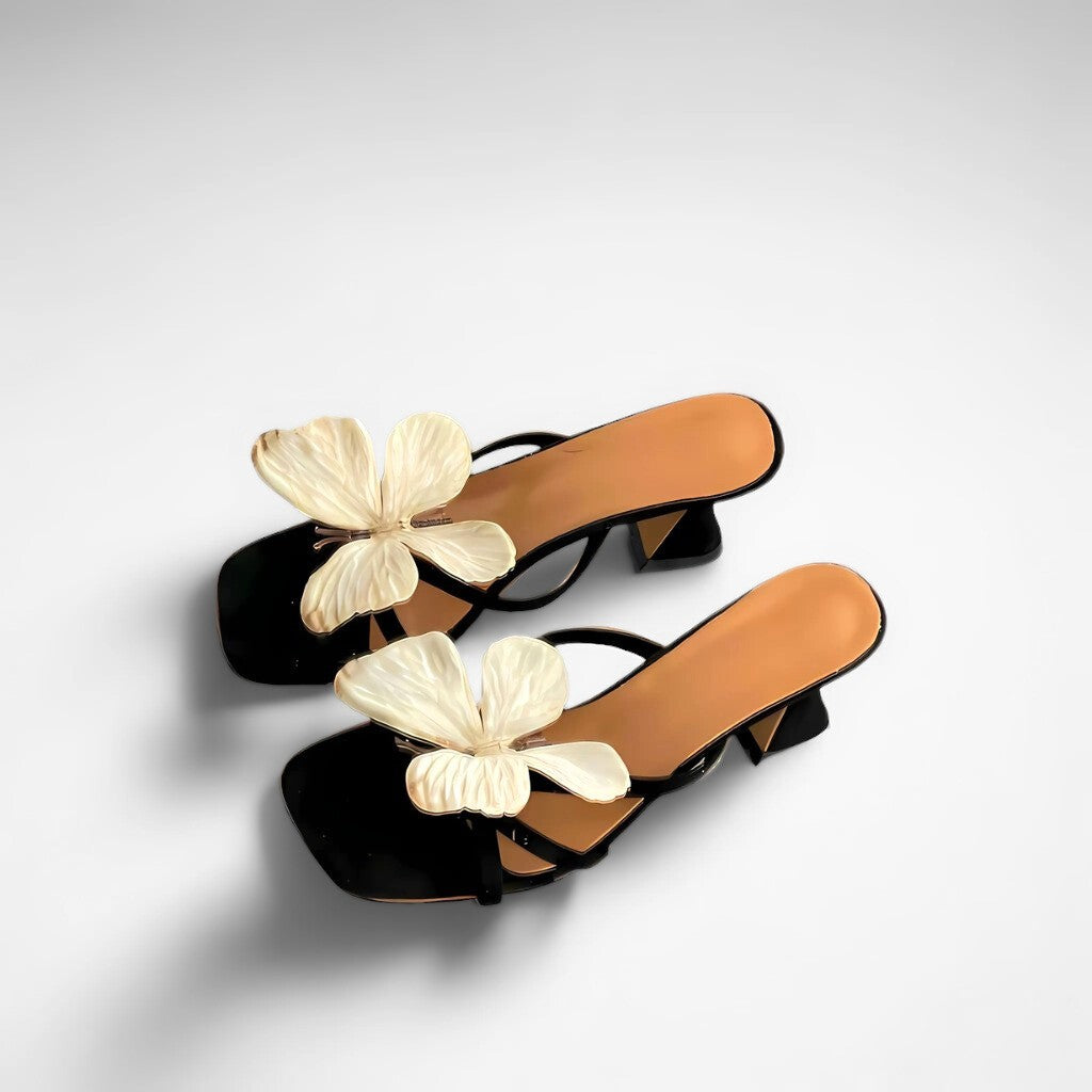 Butterfly Heel Sandals