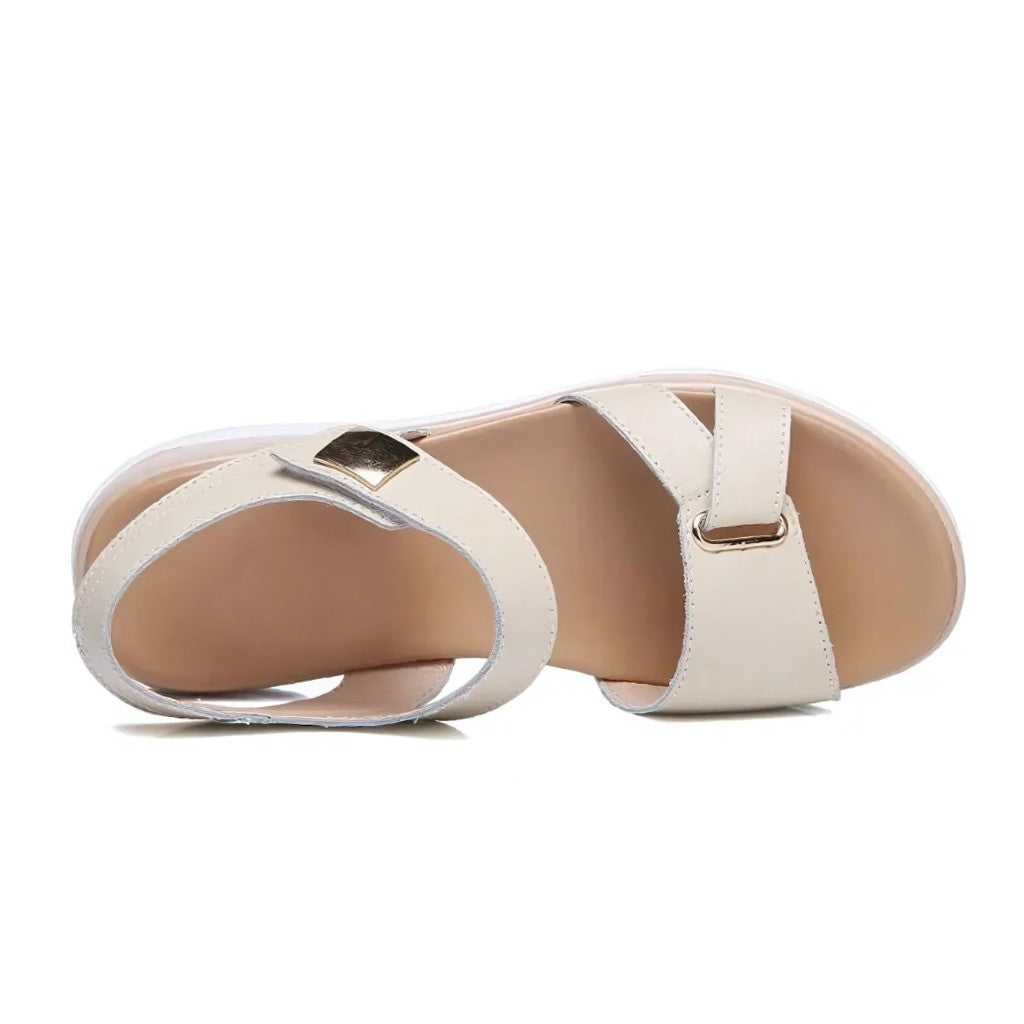 Buckle Strap Flat Sandals