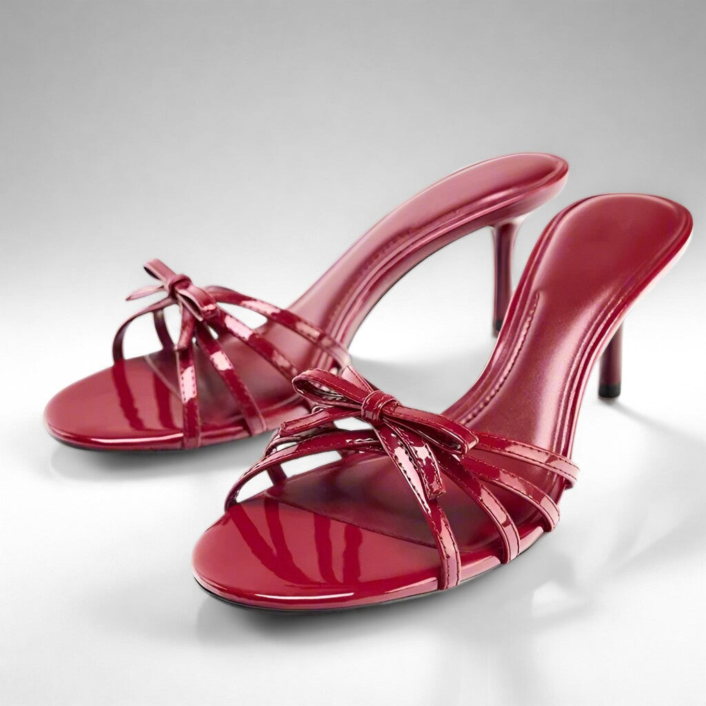 Formal Bow High Heel Sandals