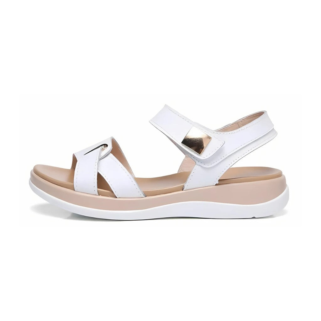 Buckle Strap Flat Sandals