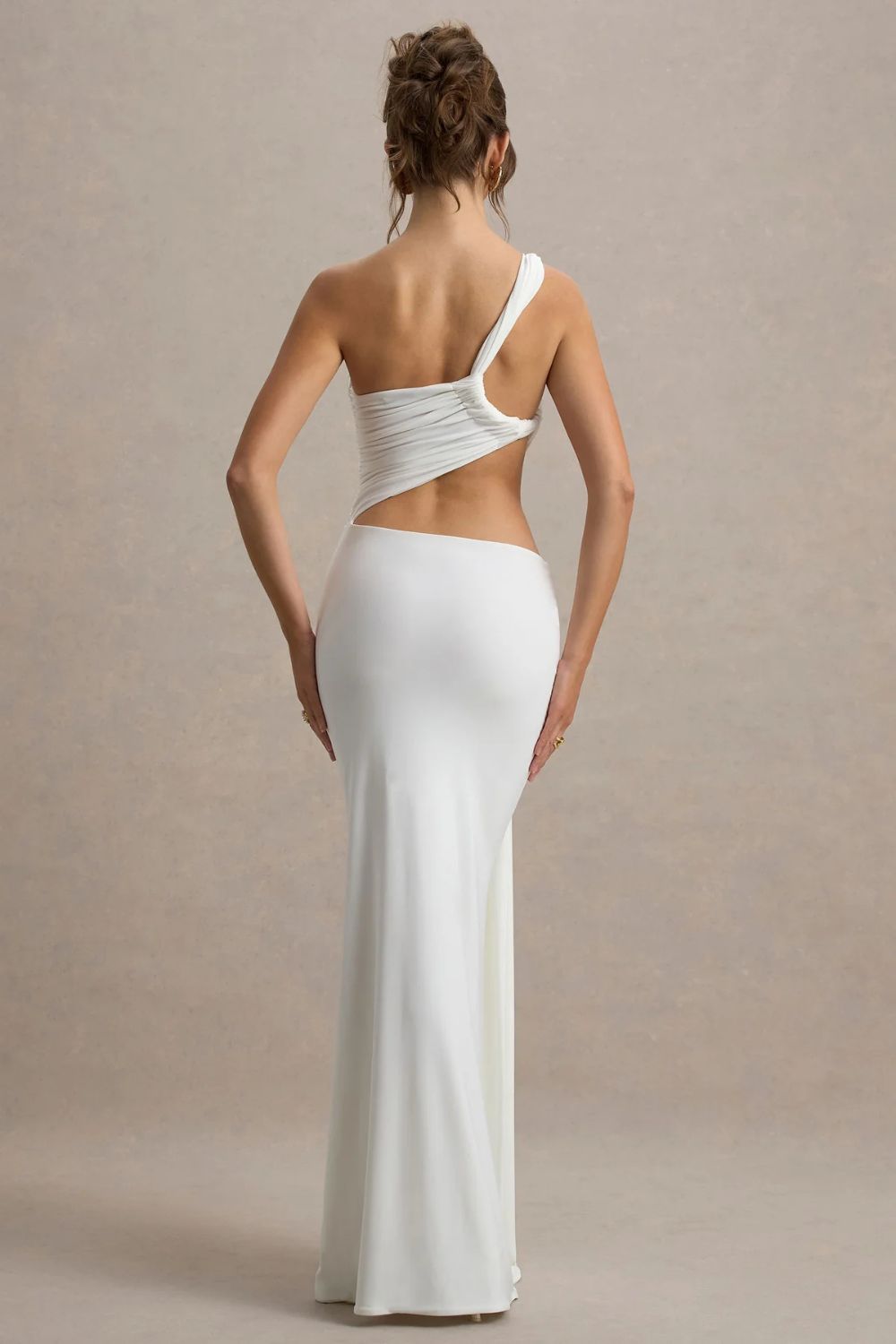 Asymmetric Cut Out Resort Maxi Dress