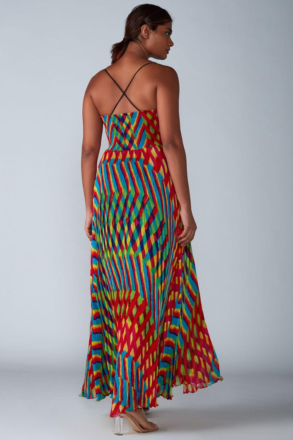 Colorful Boho Print Maxi Dress
