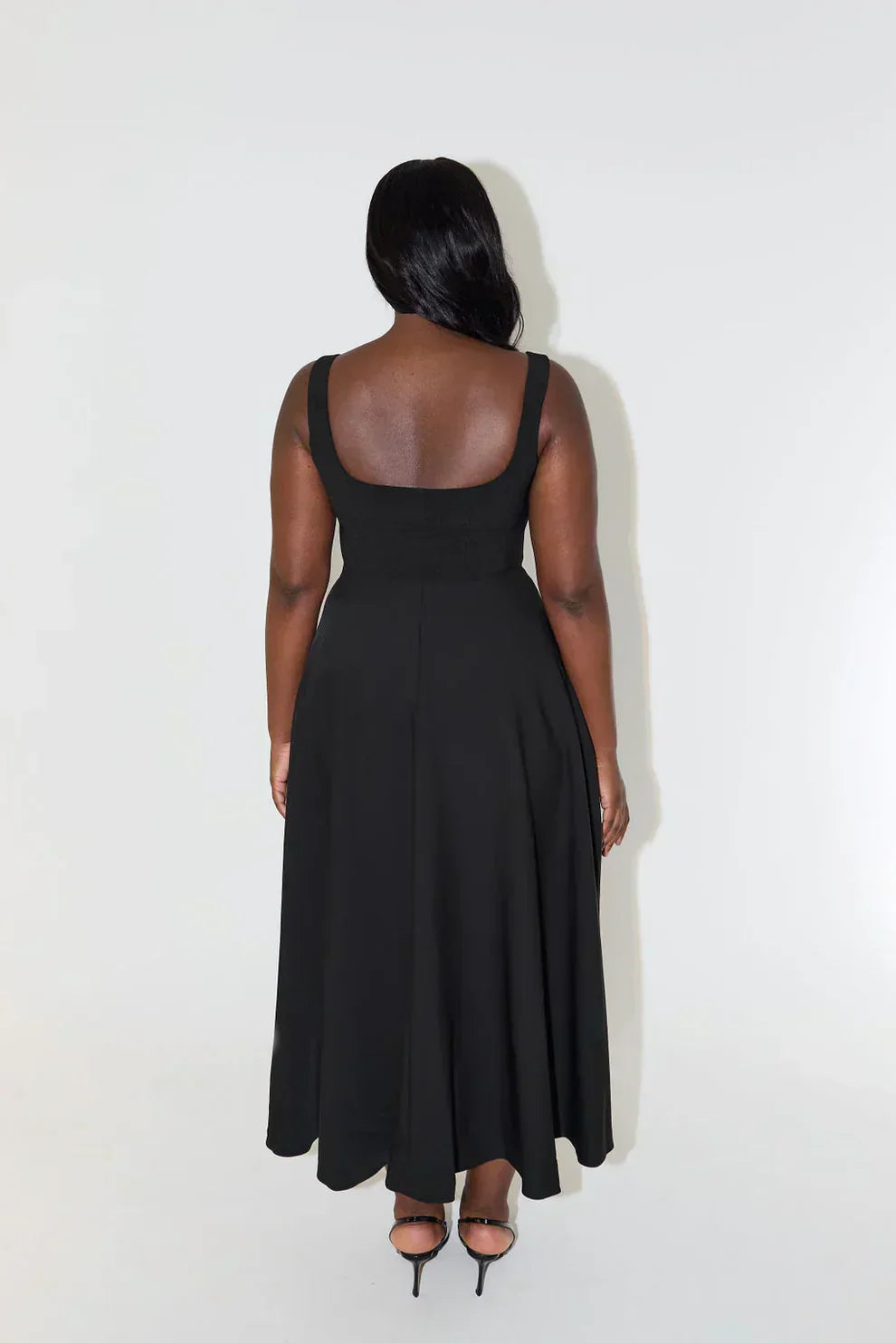 Lightweight Elegant Flare Midi Dress